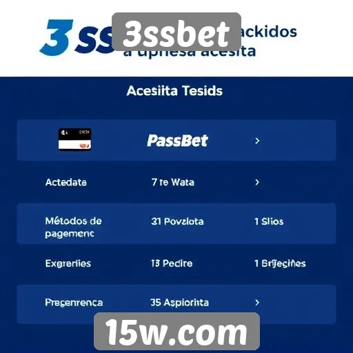 Métodos de pagamento aceitos no 3ssbet